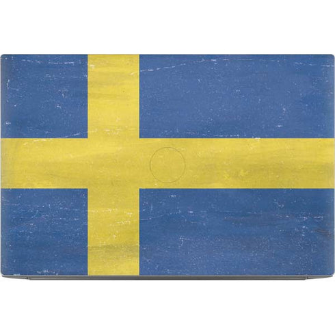 Sweden Flag Distressed Dell XPS Skin